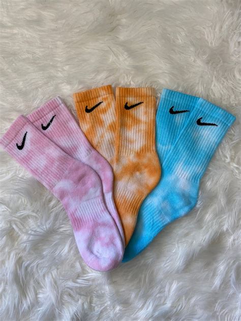 nike bleach tie dye socks